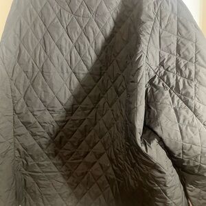 Lands' End Black Quilted Jacket